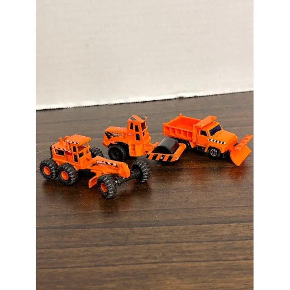 Tonka Diecast Construction Vehicle Lot Highway Department Grader Roller Truck